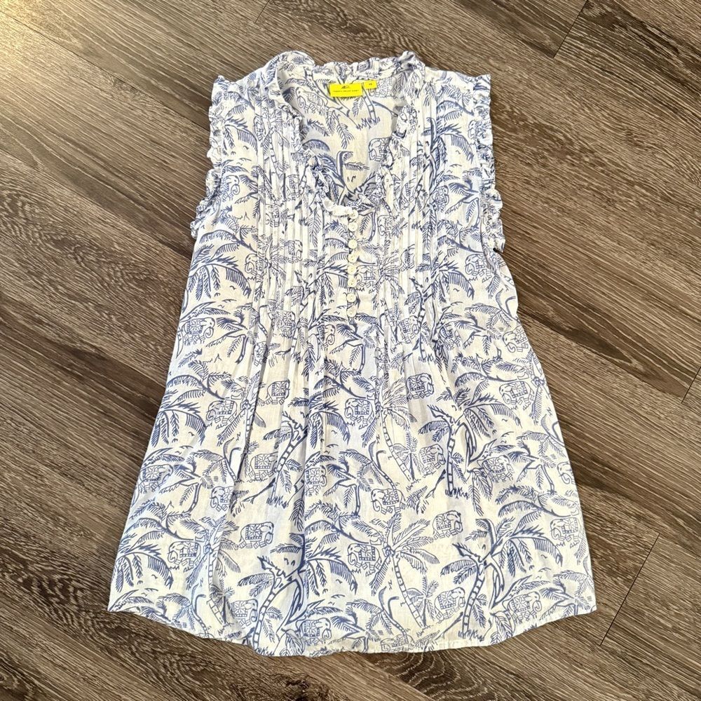 Roller Rabbit sleeveless tunic tank top